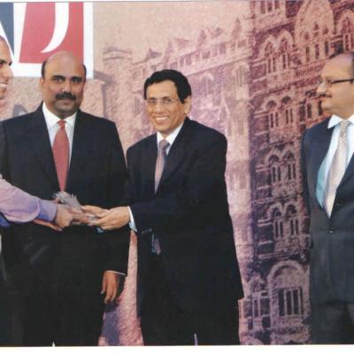 Award Received For Outstanding Performance In 2012 Pbc Held At Hotel Grand Hyatt Mumbai