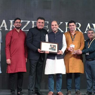 Award Received From Actor Boman Irani For Outstanding Performance In Pbc 2019 Held At Hotel Sahara Star Mumbai