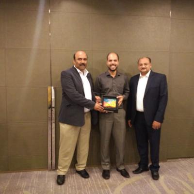 Awarded By The Best In This Industry Neeraj Jignesh At Hotel Hyatt Regency New Delhi