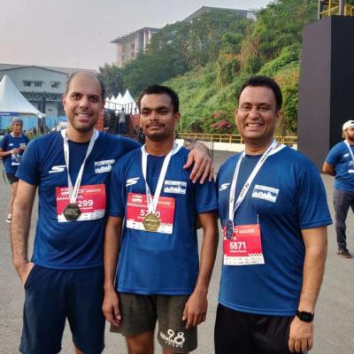 Secured 3rd Place At Sketchers Walkathon 5k Category Inorbit Mumbai