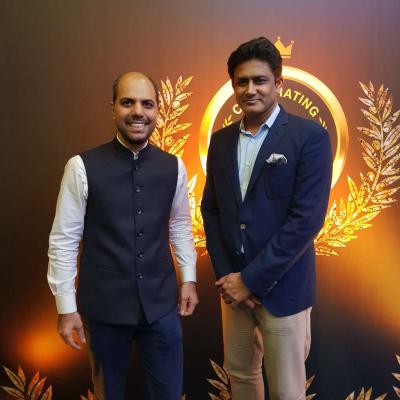 Sharing Same Stage With Our Own Jumbo Of Indian Cricket Team Mr Anil Kumble